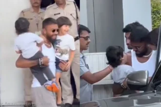 Hardik Pandya and Son Agastya