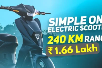 Simple One Electric Scooter